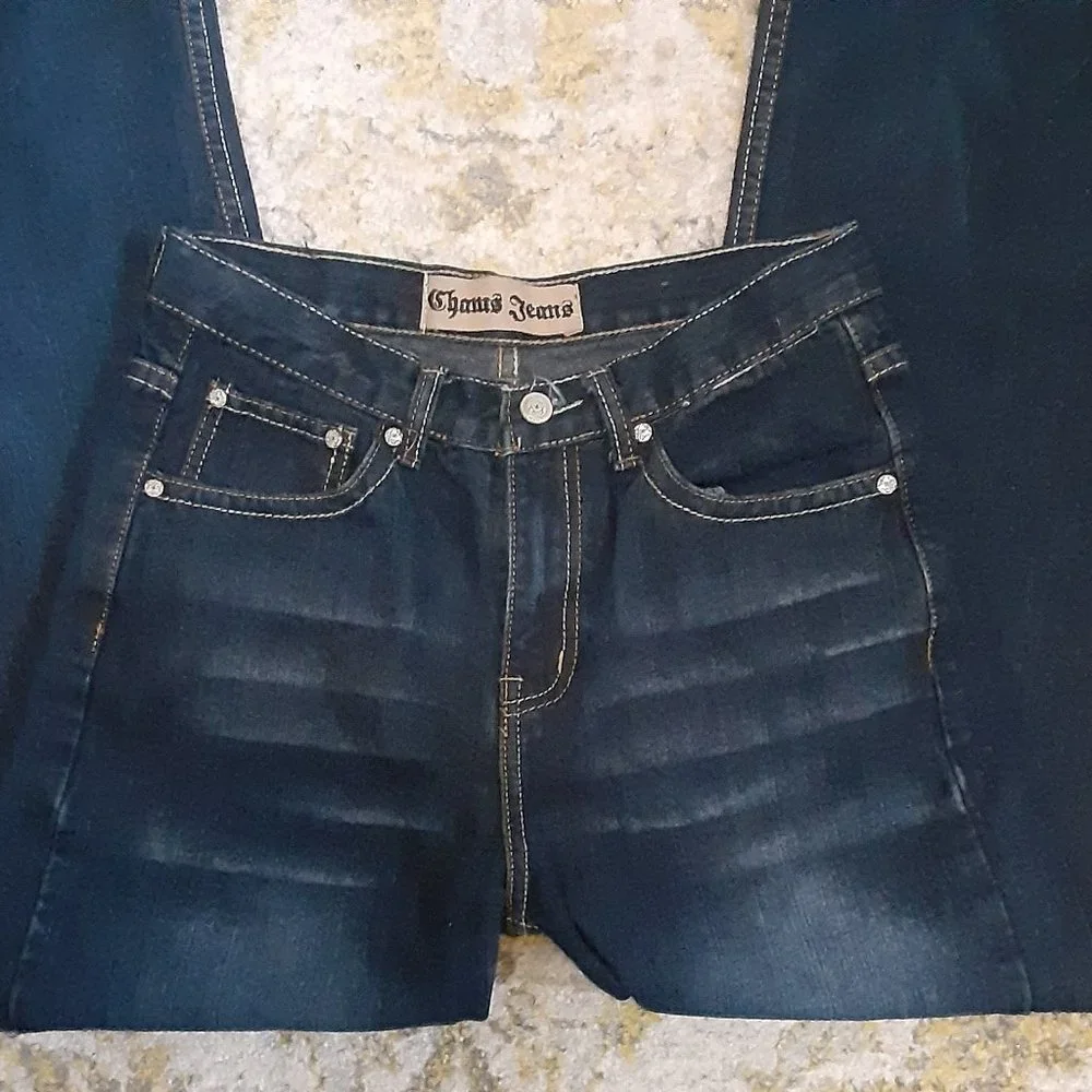 Chams Boys Boot Cut Jeans Size 18